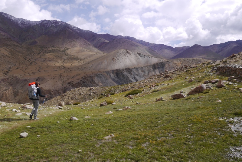 Non loin des 5 200 m, point culminant de notre trek indien, Ladakh, Nord de l'Inde