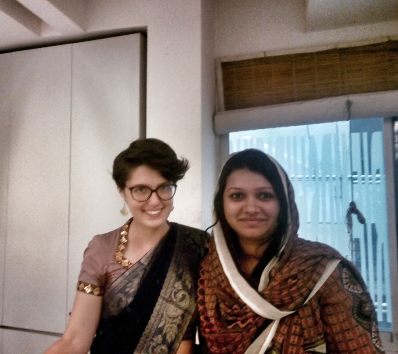 Avec Nayeema, dernier jour chez Friendship, Dhaka
